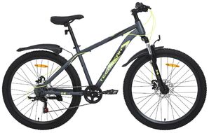 Велосипед TECH TEAM TENET 26 disc (26" 21 ск. рост 16") жёлтый 2023 (NN010407)