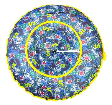 Санки надувные "Ватрушка" 110 см, принт "Регби" (УТ00028222)