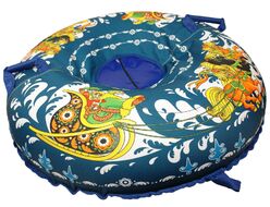 Санки надувные "Ватрушка "Русская тройка"