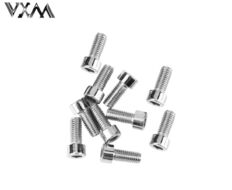 Болты флягодержателя, резьба М5х16 мм, (цена за упаковку: 10 шт.) VXM (серебристый, УТ00024030)