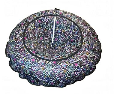 Санки надувные "Ватрушка" 110 см, принт "Хиппи" (УТ00027895)