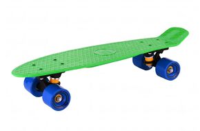 Скейтборд (пенниборд) PNB Sidney 22", Alu, ABEC-7, колеса PVC 60x45, PNB-10 (зеленый/синий)