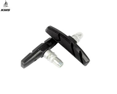 Тормозные колодки 70 мм V-Brake (пара), BPV-X70B, KMS, Тайвань, OEM, 1/25 (черный, F3122635-57)