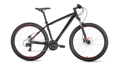 FORWARD NEXT 27,5 3.0 disc (27,5" 24 ск. рост 19") 2018-2019 (черный мат., RBKW9M67R008) #0