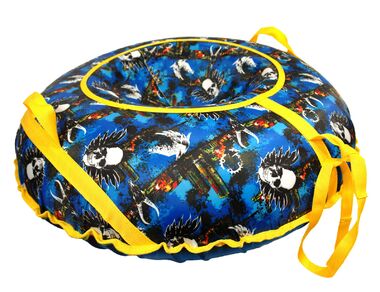 Санки надувные "Ватрушка "Черепа"  #1