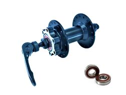 Втулка передняя 32 отв., алюминиевая на промподшипниках под диск, на эксцентрике, ось 3/8''х100x108