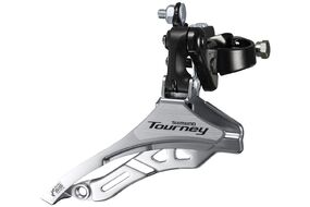 Переключатель передний, SHIMANO, FD-TY300, TOURNEY, нижняя тяга, 31.8, 42T (AFDTY300DSDM6)