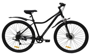 Велосипед AVENGER C290D (29" 7 ск. рост. 17") черный матовый/серебристый, C290D-BK-17(26)