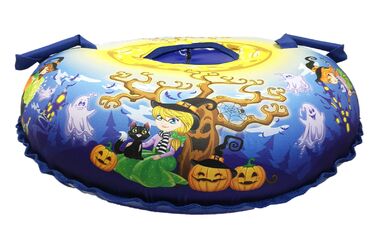 Санки надувные "Ватрушка "Ведьмочки" с чехлом #4