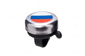 Звонок велосипедный алюминий/пластик Ø 54 мм, ANNUO YL-03RUS (черный/серебристый, 3293035-19)