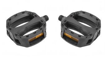 Комплект педалей, KIDS, пластик, с отражателями, 90х84, ось 9/16, FEIMIN, FP-650