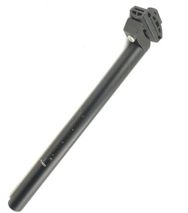 Штырь подседельный, алюминиевый 25,4х400 с креплением (черный, 4680329028402) #0