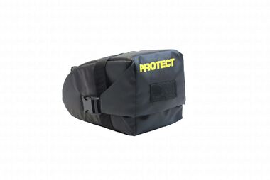 Велосумка Forward под седло,18х9х9 см, водоотталкивающее покрытие ПВХ, влагозащитная молния, стропа для крепления фонарика, нейлон 1680D (555-534)