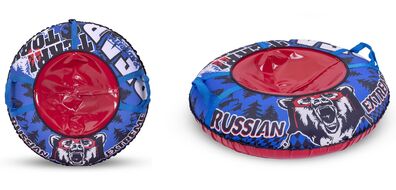 Санки надувные "Ватрушка" ПВХ/Oxford 93 см с принтом, ТТ "EXTREME" Premium (КСНВ93EXTREME)