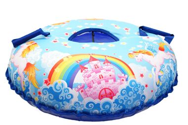 Санки надувные "Ватрушка "Пегасы и Единороги" #0