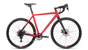 FORMAT 2322 700C (700C 11 ск. рост. 550 мм) 2023, красный-мат/черный-мат