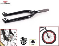 Вилка BMX 20" шток: M25x1.5x28.6x159 мм, CR-MO (хром-молибден), TWEN (черный) NN005622