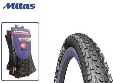 Покрышка 26x2,25 KRATOS TD Racing Pro, «Kevlar Guard», Tubeless Supra, MITAS (черный, 510952433052)