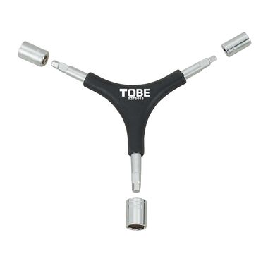 Ключ Y-образный TOBE шестигранники 4/5/6 мм, накидные 8/10/12 мм B276015 (TB_2136)
