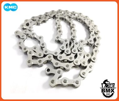 Цепь KMC (CH-S1) BMX (80 звеньев), 1/2"x1/8", пин, SILVER (NN005667)