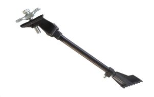 Подножка 20"-28" алюминиевая, центральное крепление, регулируемая, KS-05-SL (черная)