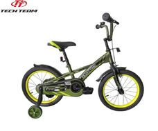 Велосипед TechTeam Quattro 12" милитари (сталь)