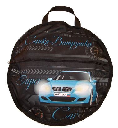 Санки надувные "Ватрушка "Супер кар БМВ" с чехлом #5