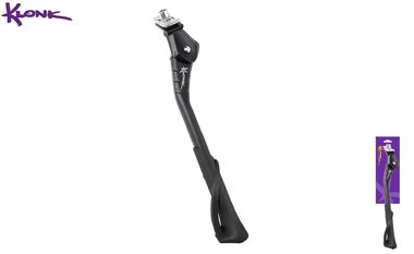 KLONK Подножка 24"-29" алюминиевая телескопическая боковая, центральное крепление, KLK-23005, Black