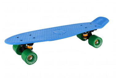 Скейтборд (пенниборд) PNB Sidney 22", Alu, ABEC-7, колеса PVC 60x45, PNB-10 (синий/зеленый)