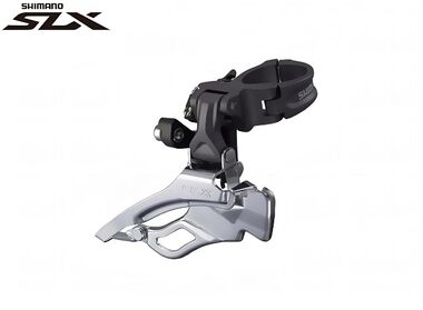 Переключатель передний SHIMANO FD-M661, SLX, универсальная тяга, Direct mount, хомут 28,6-34,9мм, 44T, угол 66-69° (CFD303000090)