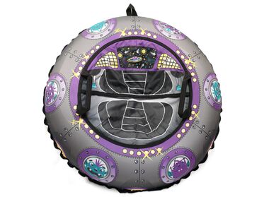 Санки надувные "Ватрушка "Летающая тарелка" с чехлом #3