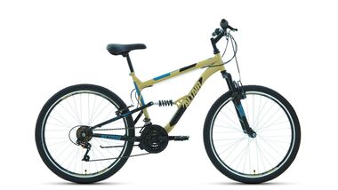 ALTAIR MTB FS 26 1.0 (26" 18 ск. рост 16") 2019-2020, бежевый/черный, RBKT0SN6P007 #0