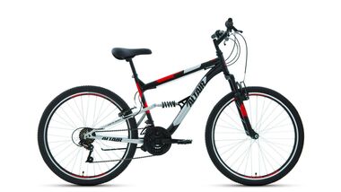 ALTAIR MTB FS 26 1.0 (26" 18 ск. рост 16") 2019-2020, черный/красный, RBKT0SN6P005 #0