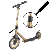 Зажим (хомут), 2 болта, 1-1/8, для городских самокатов, алюминиевый (черный)