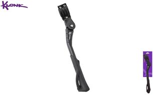 KLONK Подножка 24"-29" алюминиевая телескопическая боковая, крепление на перо, KLK-23004, Black