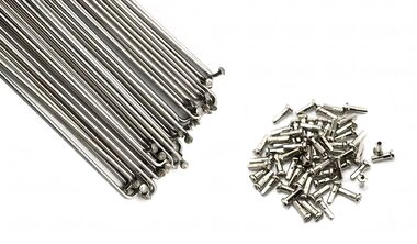 Спица 272 мм x 14G с ниппелем (12 мм) стальная, серебристая, УТ00022535