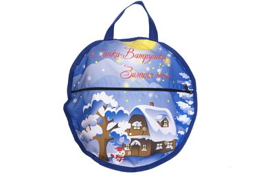 Санки надувные "Ватрушка "Зимняя ночь" с чехлом #3