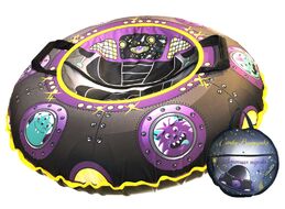 Санки надувные "Ватрушка "Летающая тарелка" с чехлом