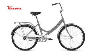 KAMA 24 (24" 1 ск. рост. 16" скл.) 2024, белый/серебристый