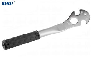 Ключ велосипедный, KENLI, KL-9730G, ключ педальный на 15 мм, 9/16", 24 мм (KL-9730G)