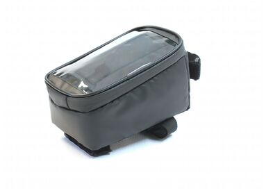 Велосумка Forward на раму, 19х9х10 см, водоотталкивающее покрытие ПВХ, влагозащитная молния, отделение для смартфона, touch screen, нейлон 1680D (555-538)