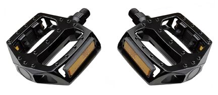 Педали платформенные (комплект 2 шт.) 9/16", 103x100 мм, Алюминиевые, JD-2114, New Vision (черный, УТ00021937)