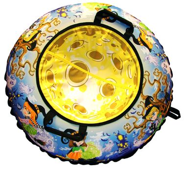 Санки надувные "Ватрушка "Ведьмочки" с чехлом #1