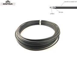 Оплетка троса переключения Ø 4,1 мм, бухта 20 м, RAPIDA (черный, УТ00022027)