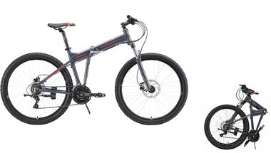 Stark'23 Cobra 27.2 HD серый/черный/оранжевый 20"