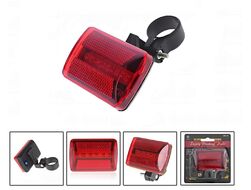 Фонарь задний, 5 диодов, 3 режима работы, крепление на подседельный штырь, блистер, HB-101