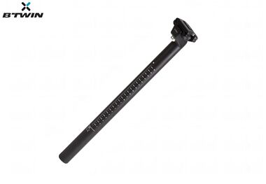 Штырь подседельный 31,6 мм, 400 мм, Алюминиевый, крепление седла - рамки, SP-C247, ROCKRIDER, ZOOM (черный, УТ00031236)