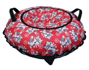 Санки надувные "Ватрушка "Лисички" #0