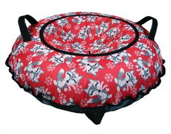 Санки надувные "Ватрушка "Лисички"