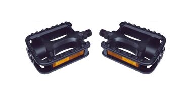 Комплект педалей платформенных, 98х75 мм, ось 9/16, Пластик, FEIMIN #0